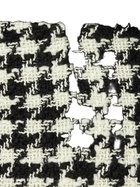 MC2 Saint Barth Woman Wooly Skirt With Pied De Poule Print
