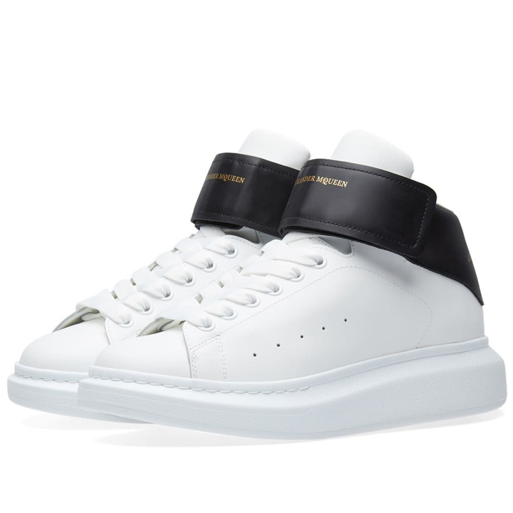 Photo: Alexander McQueen Wedge Sole Triple Velcro Sneaker