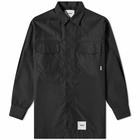 WTAPS Men's Huey Poplin Shirt in Black