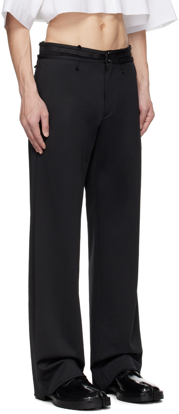 Maison margiela deconstructed discount wide leg trousers