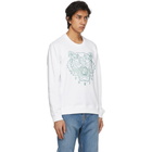 Kenzo White Classic Tiger Sweatshirt