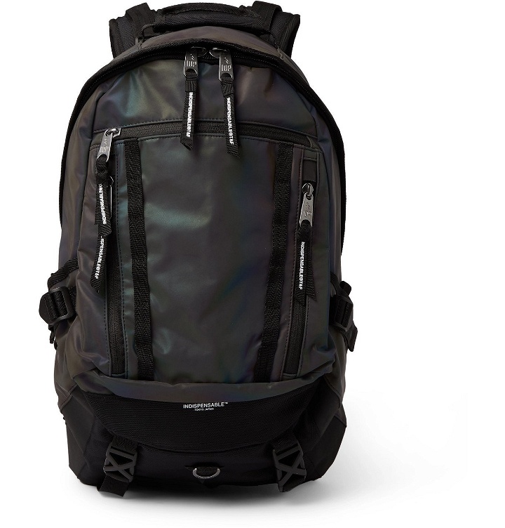 Photo: Indispensable - Trill Iridescent Shell and Canvas Backpack - Black