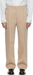 JACQUEMUS Beige 'The Croisière' Trousers
