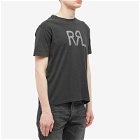 RRL Men's Logo T-Shirt in Faded Black Canvas