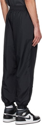 WACKO MARIA Black Nylon Track Pants