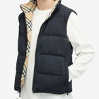 Burberry Men's Nylon Check Puffer Gilet in Sand Ip Check