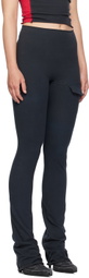 GREG ROSS SSENSE Exclusive Black Flap Pocket Leggings