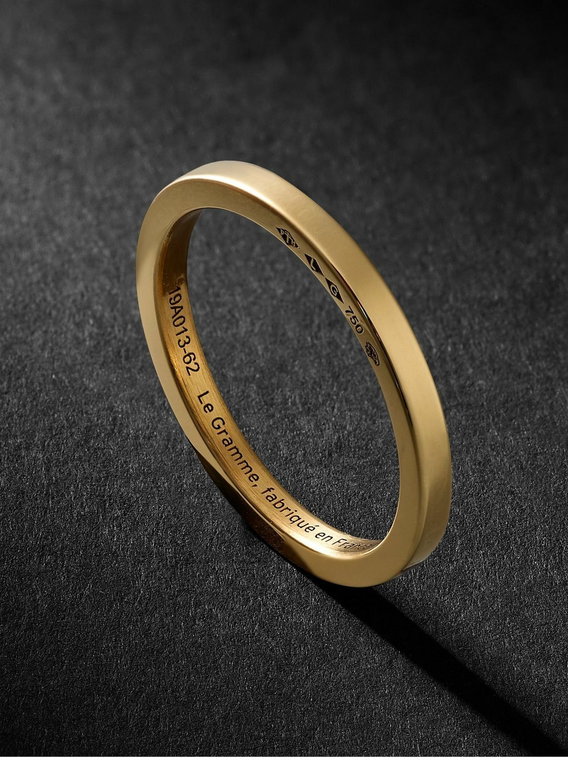 Photo: Le Gramme - Le 5 Polished 18-Karat Gold Ring - Gold