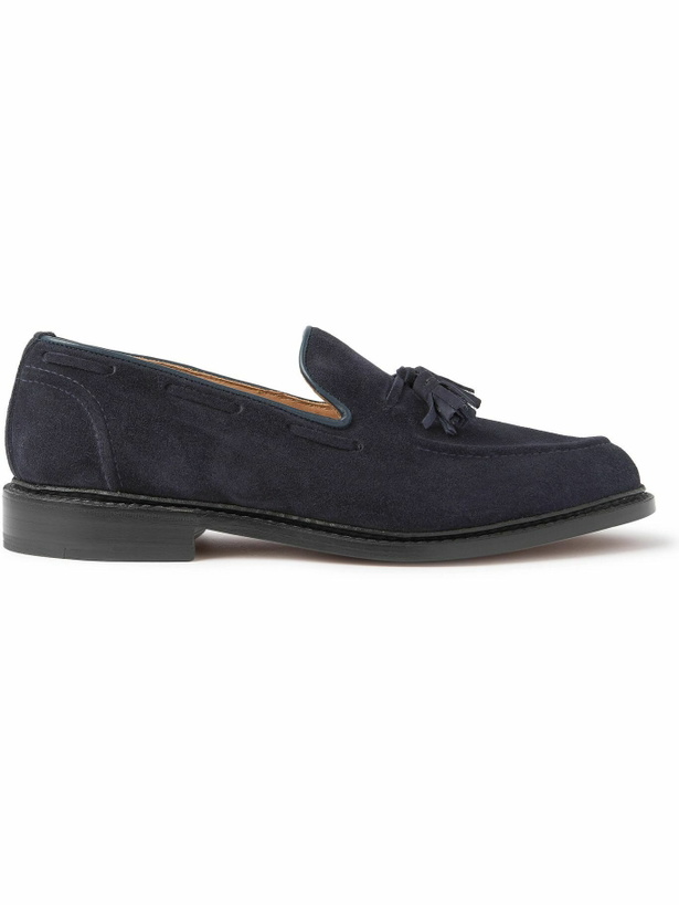 Photo: Tricker's Elton Tassel Loafer Castorino Suede