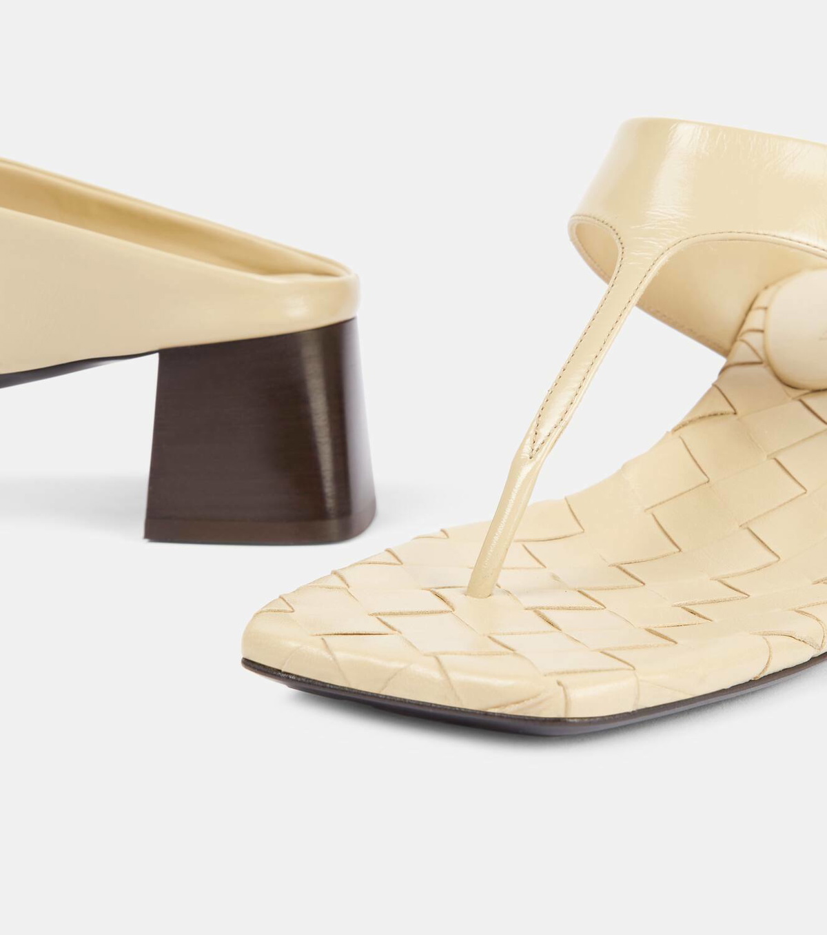 Bottega Veneta Marella 45 leather thong sandals