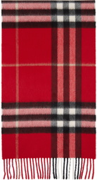 Burberry Red Check Scarf