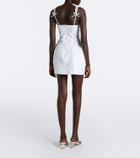 Shushu/Tong Crinkled cotton-blend minidress