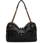 Vivienne Westwood Black Dolce Large Shoulder Bag