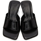 LOW CLASSIC Black Slide Heeled Sandals