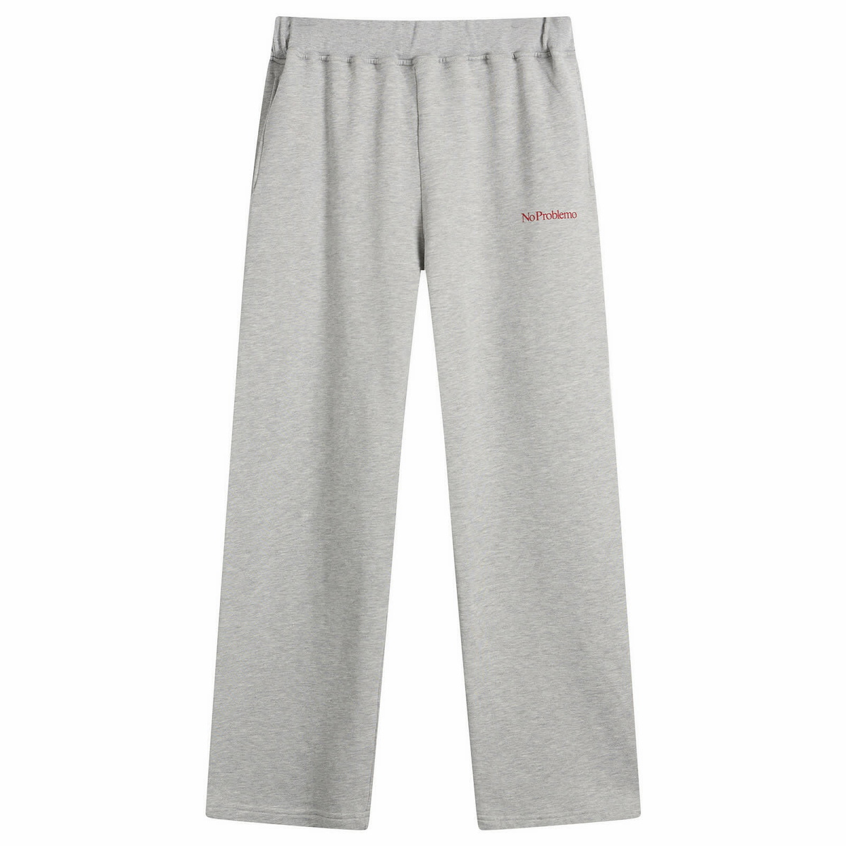 No Problemo Women's Mini Problemo Straight Sweatpant in Sport Grey