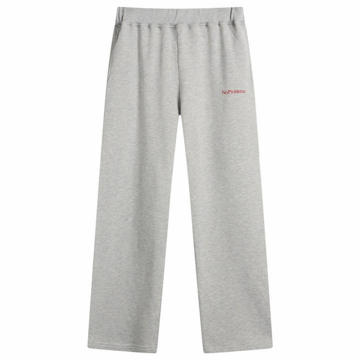 Photo: No Problemo Women's Mini Problemo Straight Sweatpant in Sport Grey