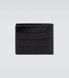 Balenciaga - Plate square folded leather wallet
