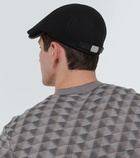 Giorgio Armani Wool and cashmere-blend flat cap