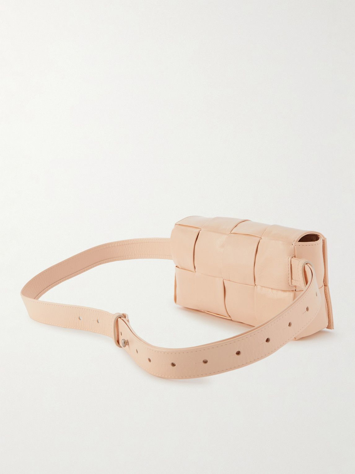 Bottega Veneta Camping Mini Intreccio Leather Cassette Belt Bag  651053VCQ723203 - Handbags - Jomashop