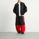Adidas x Willy Chavarria Satin Bomber Jacket in Black