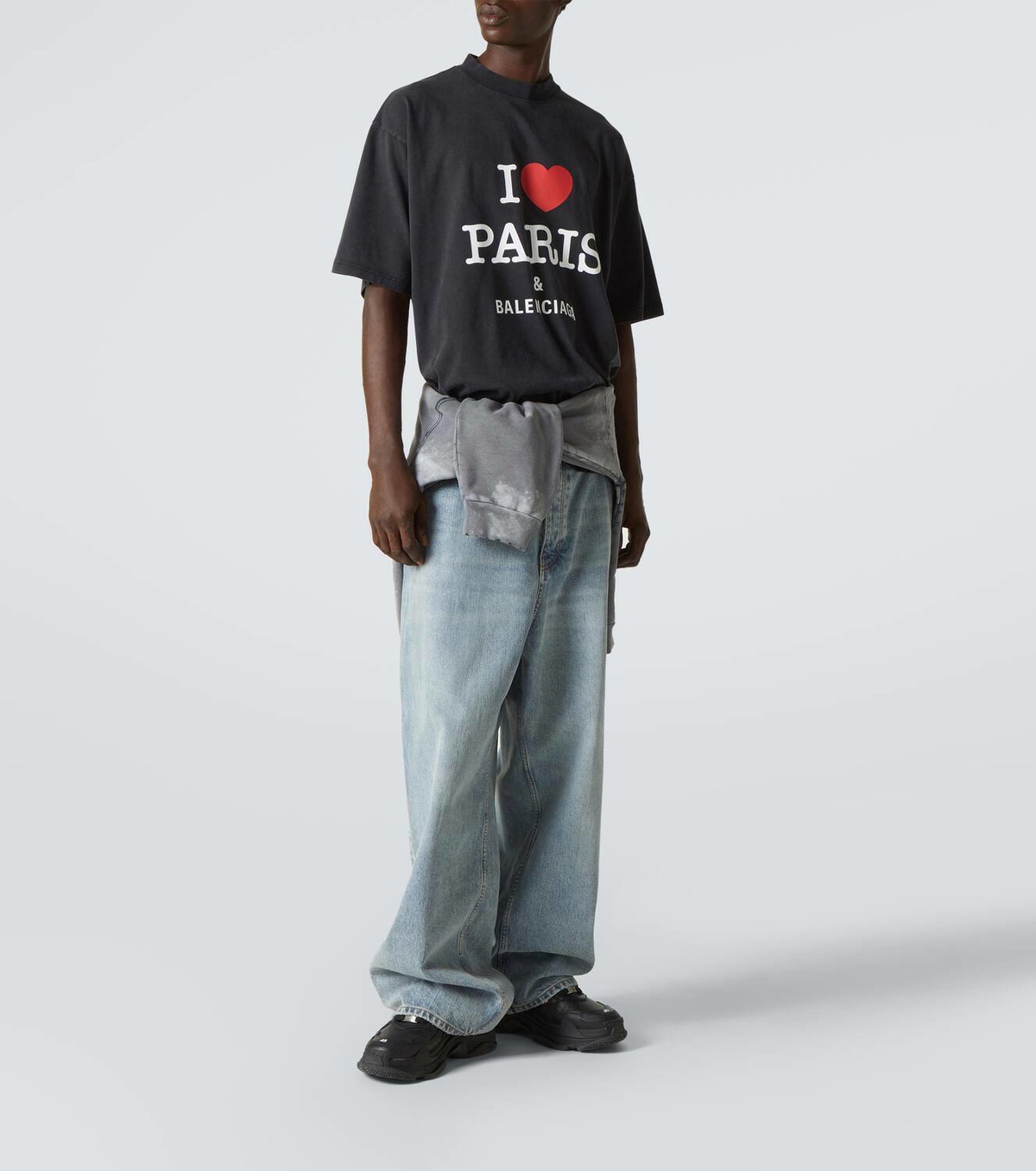 Balenciaga I Love Paris cotton T-shirt Balenciaga