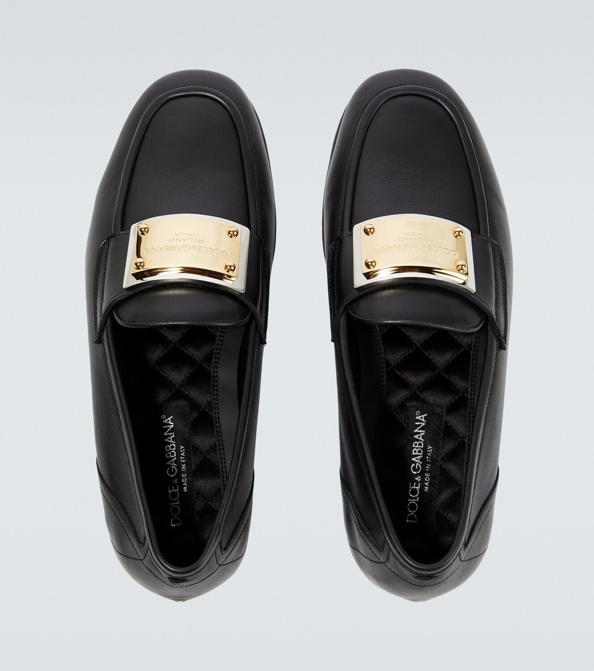 Dolce & Gabbana Bordeaux Jacquard Leather Slip On Loafer Shoes