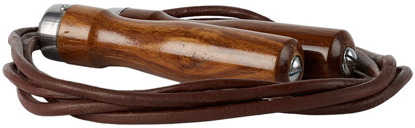 Modest Vintage Player Brown Retro Heritage Leather Jump Rope