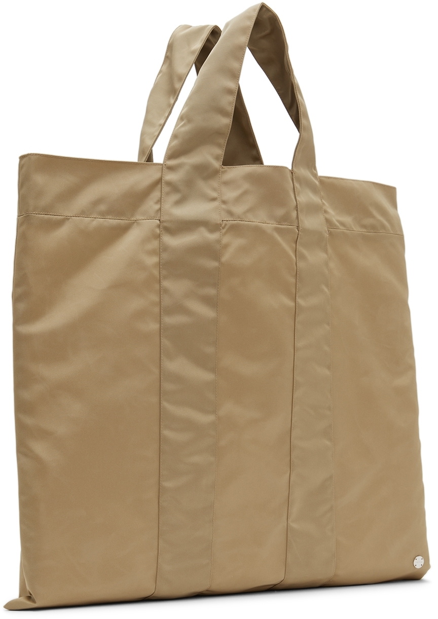 The Row Reversible Beige Nylon Sam Tote The Row