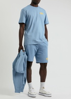 Billionaire Boys Club Arch Logo Printed Cotton Shorts Light Blue 2