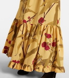 La DoubleJ Visconti silk crêpe de chine maxi dress