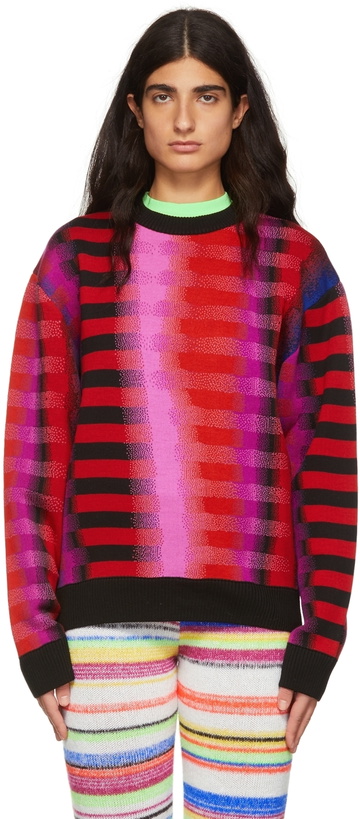 Photo: AGR Red Merino Wool Sweater