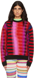 AGR Red Merino Wool Sweater