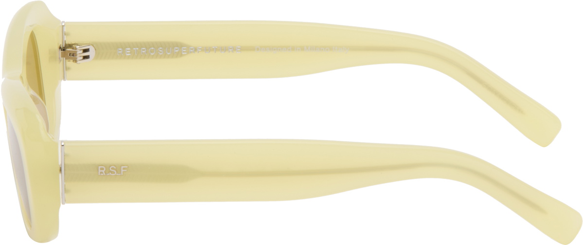 RETROSUPERFUTURE Yellow Sugo Sunglasses