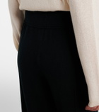 Jardin des Orangers Wool and cashmere wide-leg pants