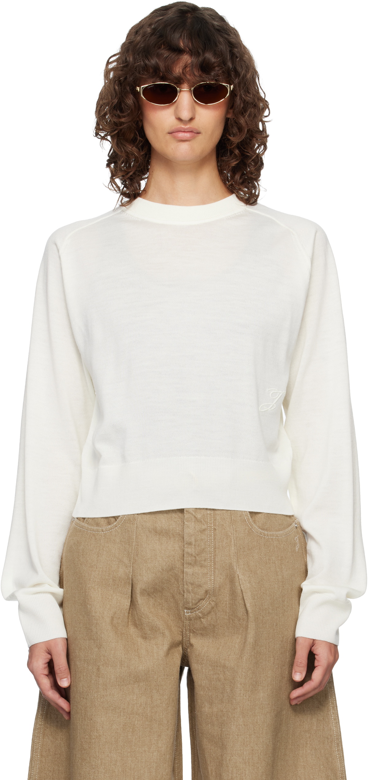 JACQUEMUS Off-White 'The J' Sweater