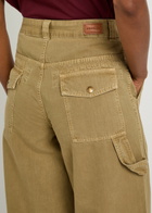 Moncler Straight-leg Cotton-twill Trousers Beige