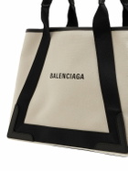 BALENCIAGA - Md Navy Cabas Canvas Tote Bag
