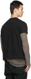 Rick Owens Black Short Level T-Shirt