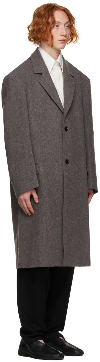 Lemaire Grey Wool Suit Coat Lemaire