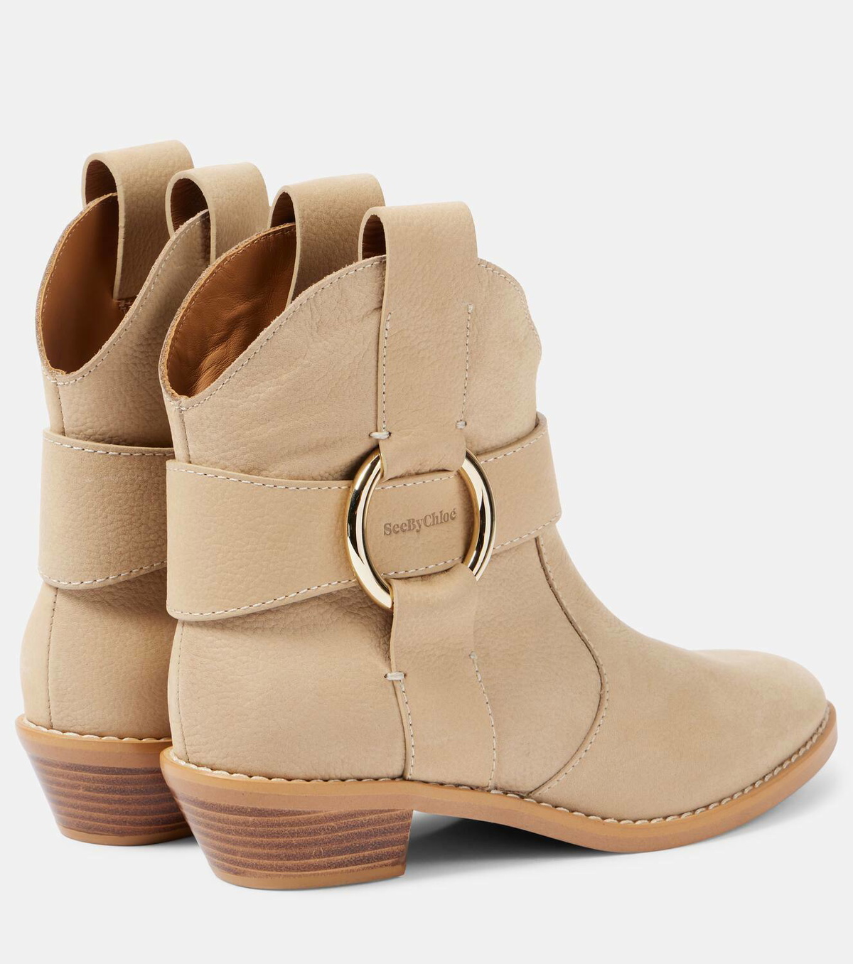 See By Chloé New Ring 40 leather ankle boots