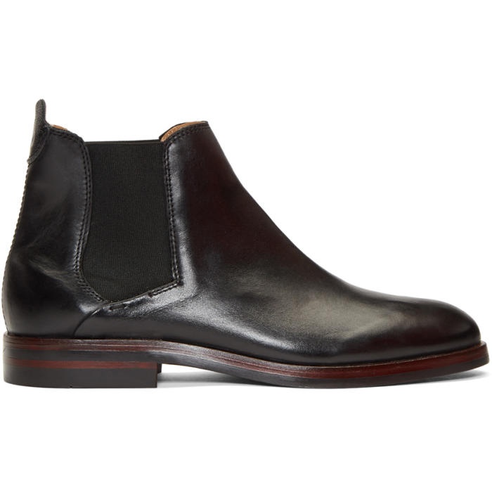 Photo: H by Hudson Black Tonti Chelsea Boots