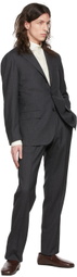 Ring Jacket Gray Wool Suit