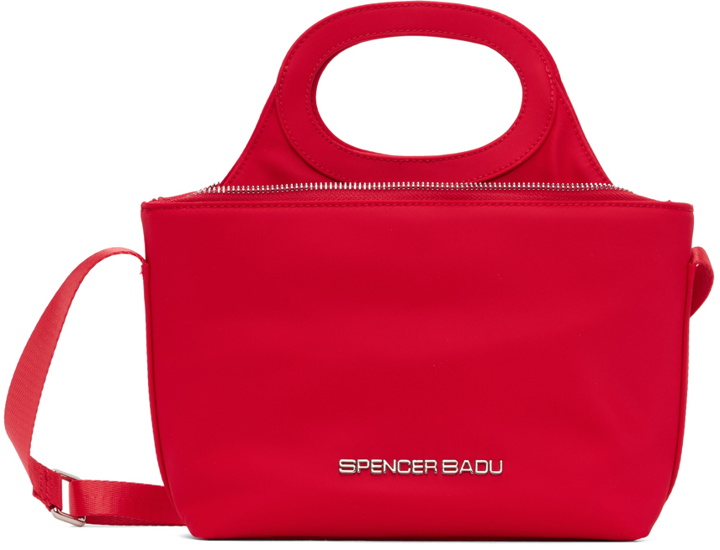Photo: SPENCER BADU Red Small 2-in-1 Messenger Bag