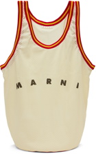 Marni Off-White Logo Tote
