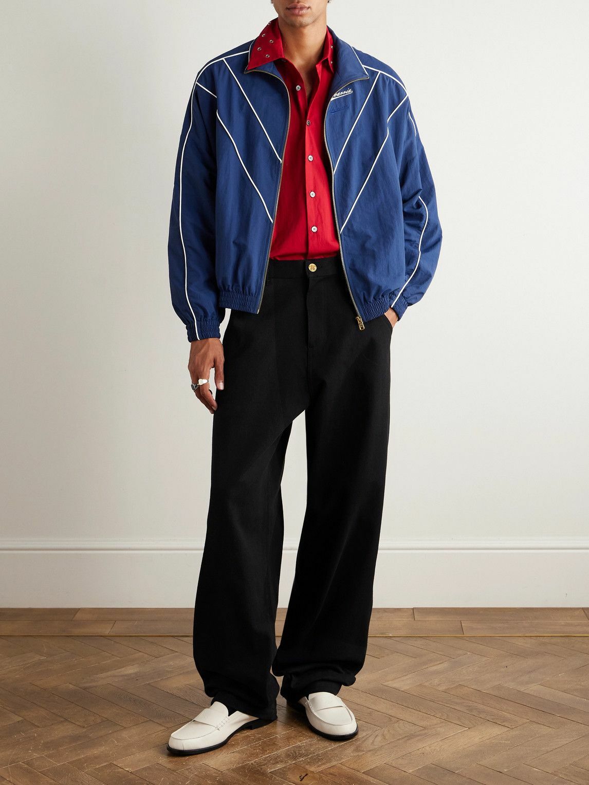 Willy Chavarria - Bad Boy Wide-Leg Jeans - Black