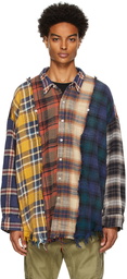 R13 Multicolor Plaid Shirt