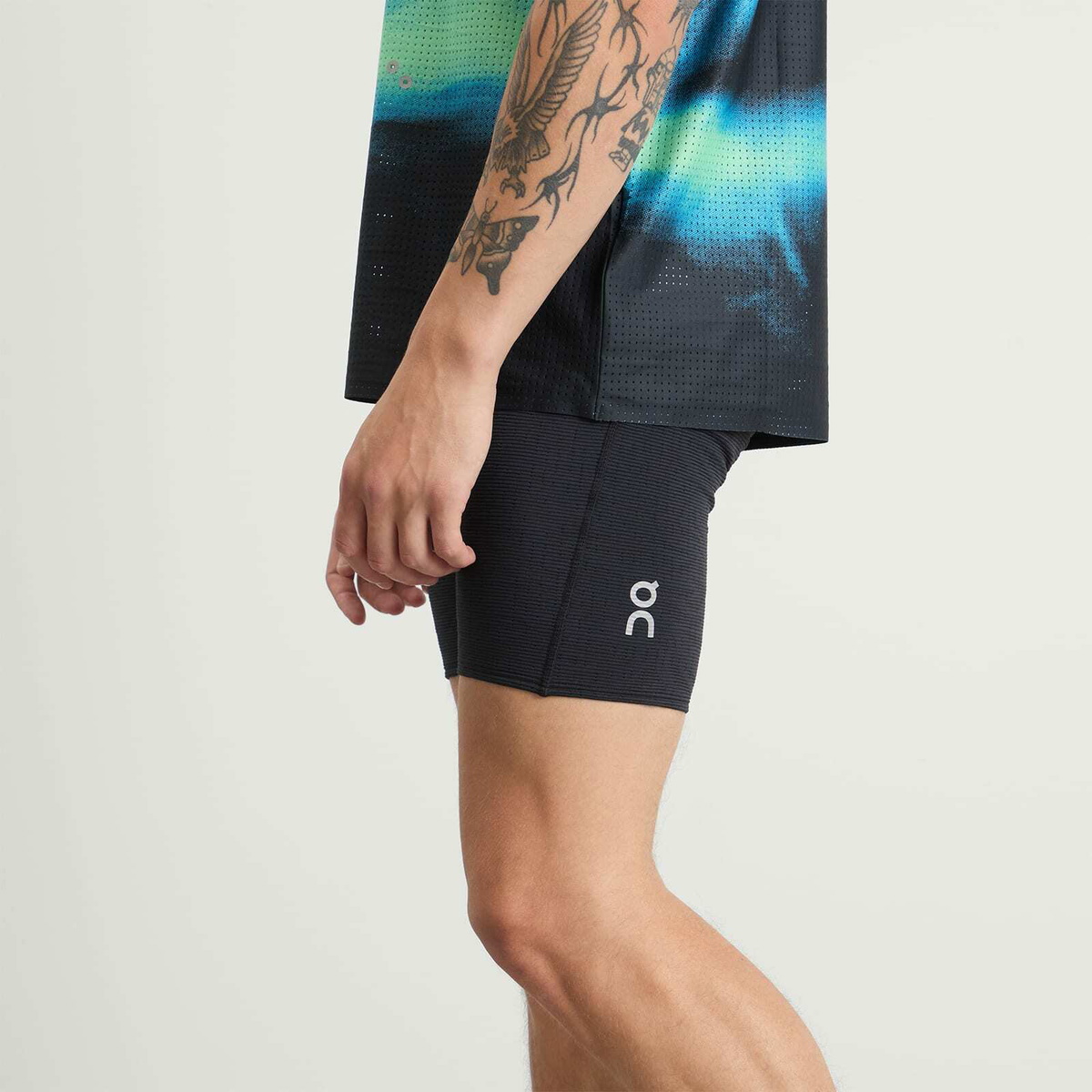 ON Men's Pace Tights Short in Black