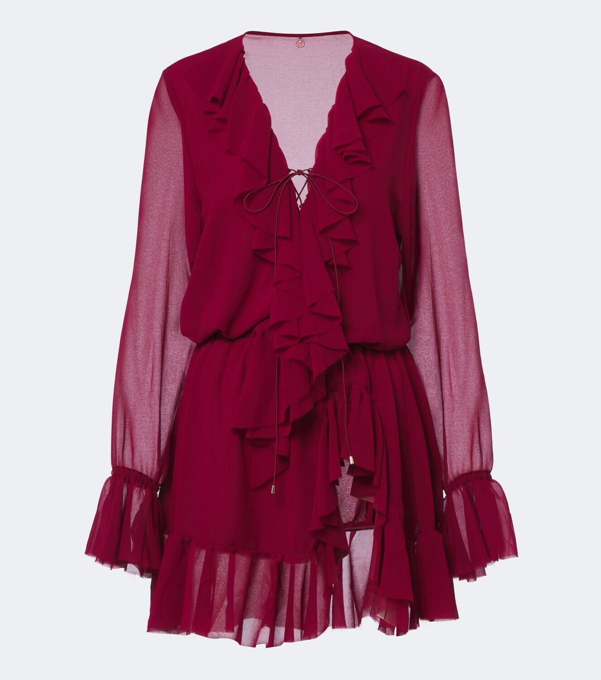 Bananhot Bellen ruffled minidress