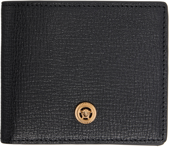 Photo: Versace Black Medusa Biggie Leather Wallet
