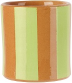 SUNNEI Green Striped Tazza Mug
